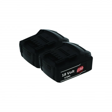 Pack 2 batteries compatible Metabo 18V 5.5Ah