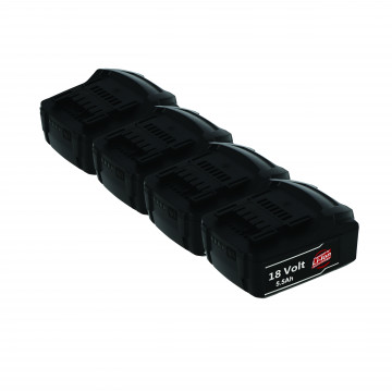 Pack 4 batteries compatible Metabo 18V 5.5Ah