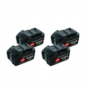 Pack 2 batteries compatible Metabo 18V 5Ah