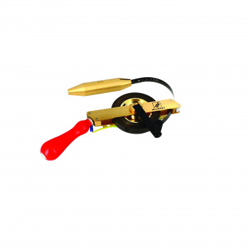 Mesure sonde spéciale prod corrosifs, ruban acier noir 20 m x 13 mm