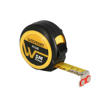 Ruban de mesure RIGID 5 m x 25 mm avec équerre aimantée