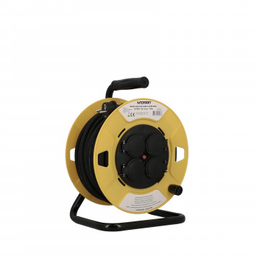 Enrouleur de câble H07RN-F  25 m-3g1,5mm2 - IP44 ECO