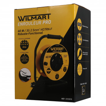 Enrouleur de câble 40 m normes H07RNF et IP44