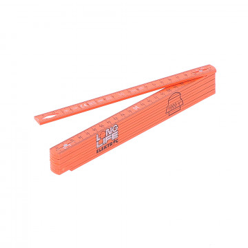 2m Pliant orange LONGLIFE -pour électricien - 10 branches