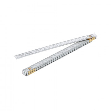 Mètre aluminium classe III - 1m x 5 branches