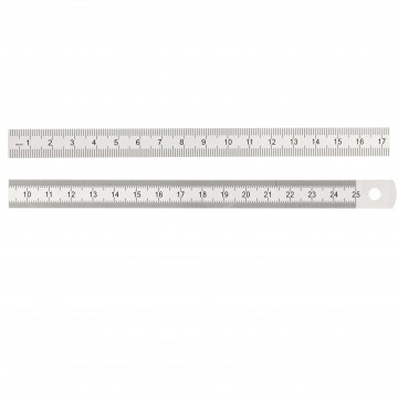 Réglet inox standard classe II flexible 250 mm