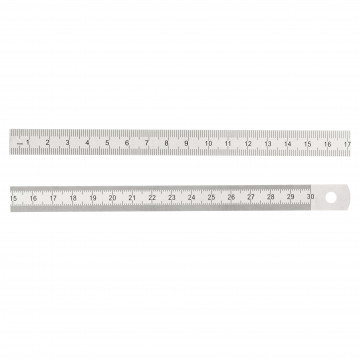 Réglet inox standard classe II flexible 300 mm