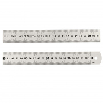 Réglet inox standard Classe II semi-rigide 1000 mm