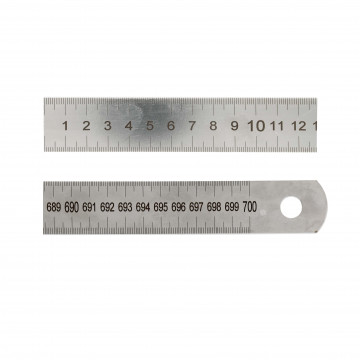 Réglet inox CEE Classe II demi-rigide 7000 mm