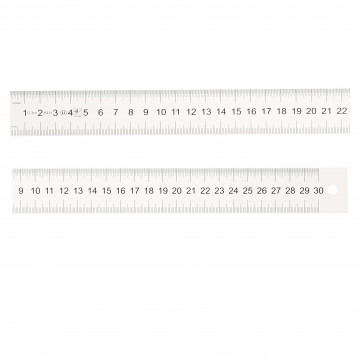 Réglet aluminium demi-rigide 300 mm