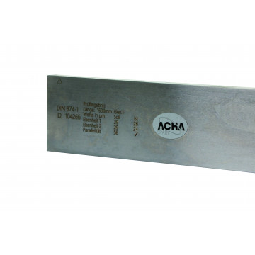 Règle de mécanicien rectangulaire 1500mm - 1/50 - DIN 874/1