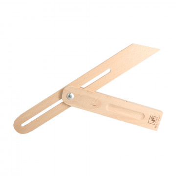 Fausse équerre à coulisse tout en bois 320 mm