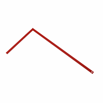 Equerre de maçon acier - lg 1000mm - peinture époxy laquée