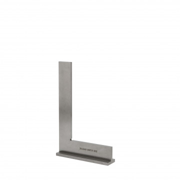 Equerre de mécanicien à chapeau vissé en inox 1/100 200 mm