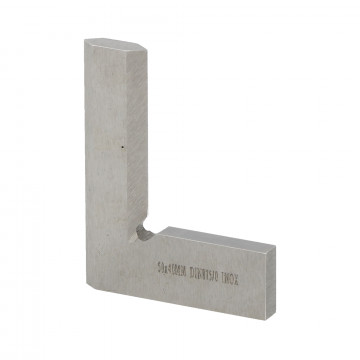 Equerre simple biseautée en inox 50 mm