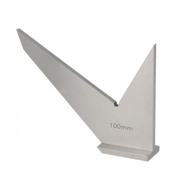 Equerre de mécanicien à double onglet 100 mm