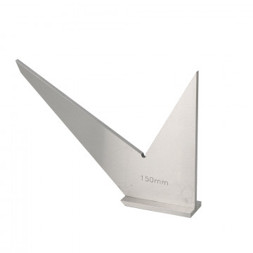 Equerre de mécanicien à double onglet 150 mm