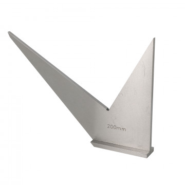 Equerre de mécanicien à double onglet 200 mm