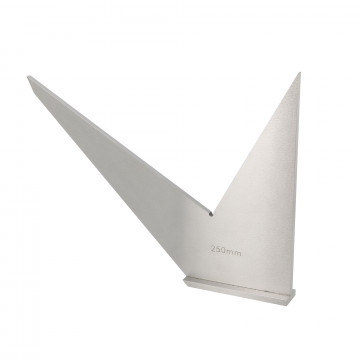 Equerre de mécanicien à double onglet 250 mm