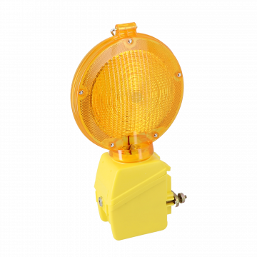 Lampe de chantier jaune avec diffuseur acrylique