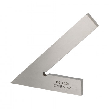 Equerre de mécanicien simple 45° 150 mm