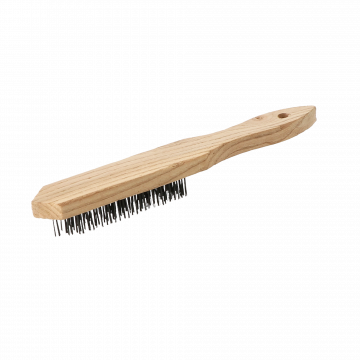 Brosse métal à manche 280 mm - 5 rangs