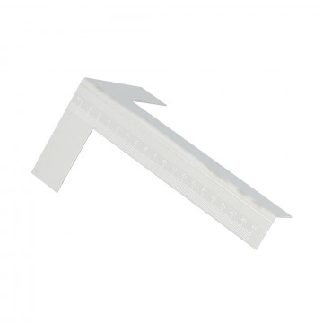 Double équerre de traçage graduée 200x90x90 mm - acier traité