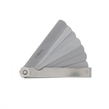 Jauge d'épaisseur 21 lames rondes acier