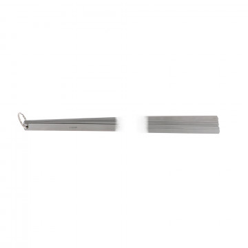 Jauge d'épaisseur 15 lames rondes acier 1000 mm