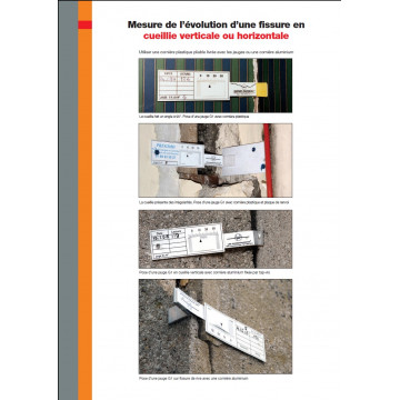 10 jauges pour fissure utilisation extérieure