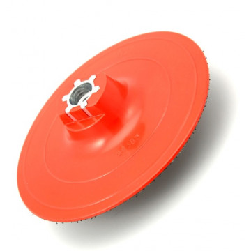 Plateau Medium Velcro M14 Pour Abrasif 125Mm