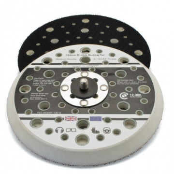 Plateau Poly Pro Velcro D150 51Trous 5/17