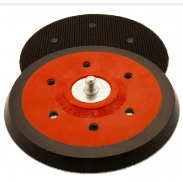 Plateau Poly Dur Velcro D150   5/16   6 Trous