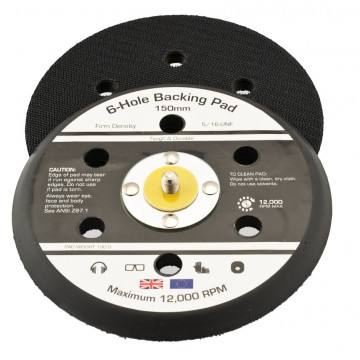 Plateau éco PU densité moyen-6trous- Velcro D150 5/16
