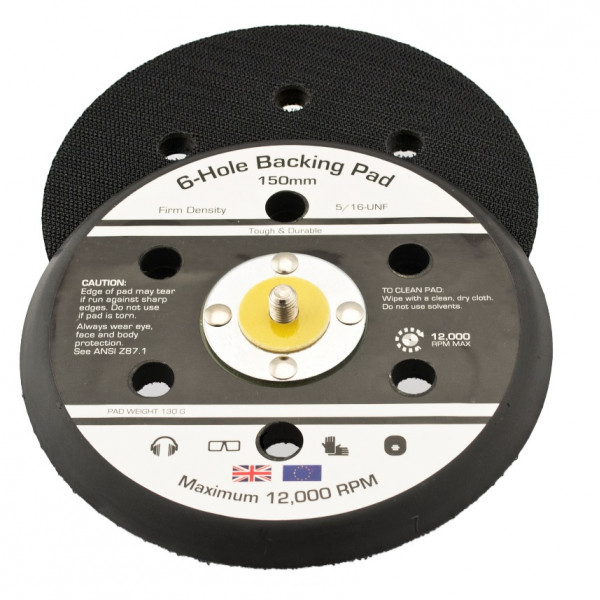 Plateau éco PU densité moyen-6trous- Velcro D150 5/16 Plateau éco PU densité moyen-6trous- Velcro D150 5/16