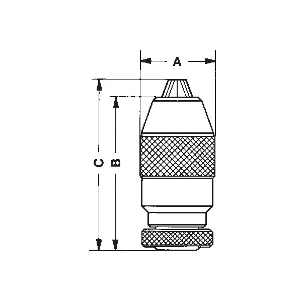 Mandrin Auto-ser. - 1-10 mm - montage 3/8x24 Mandrin Auto-ser. - 1-10 mm - montage 3/8x24