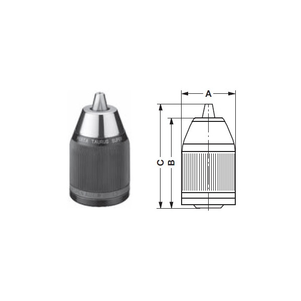 Mandrin Taurus supérieur -1,5-13 - 1/2x20 Bloc Broche Mandrin Taurus supérieur -1,5-13 - 1/2x20 Bloc Broche