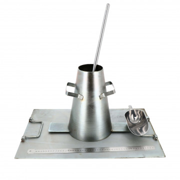 Cône d'Abrams - acier galva.-cône200x100x300-base600x400