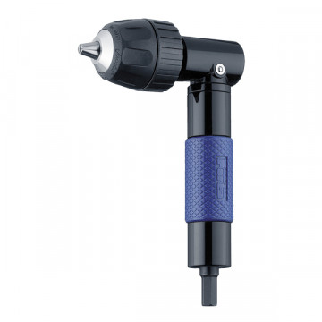 Renvoi d'angle 90° + mandrin -montage hexa 9 mm