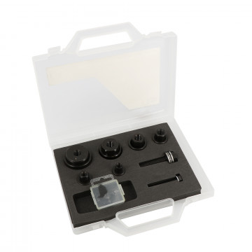 Coffret emporte pièces à tôles avec butée à billes de 12,5 à 40,5 mm