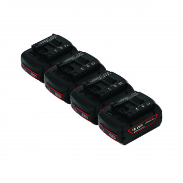 Pack 4 batteries compatible Bosch 18V 4Ah