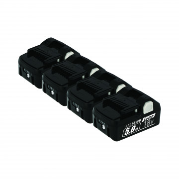 Pack 4 batteries compatible Hitachi/Hikoki 18V 5Ah