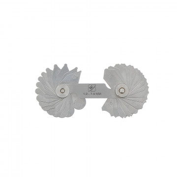Jauge à rayon acier 34 lames