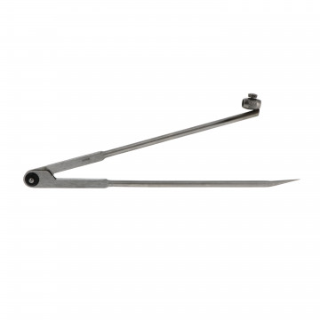 Compas à charnière porte crayon acier 300 mm