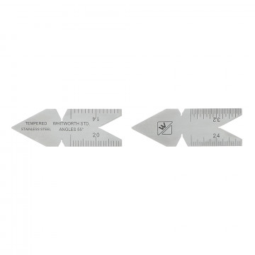 Calibre de filetage acier angle 55°