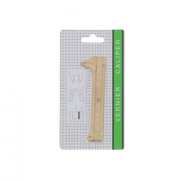 Pied à coulisse 100 mm avec bouton