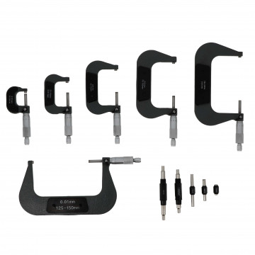 Coffret de 6 micromètres extérieurs 0-150 mm