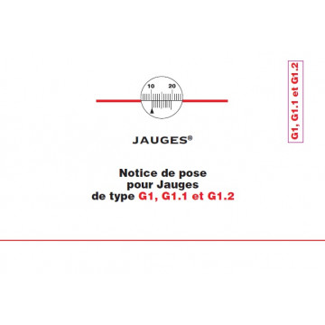 10 jauges pour fissure utilisation extérieure