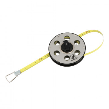 Ruban acier classe II 10 m x 13 mm - boîtier ajouré aluminium