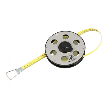 Ruban acier classe II 30 m x 13 mm - boîtier ajouré aluminium